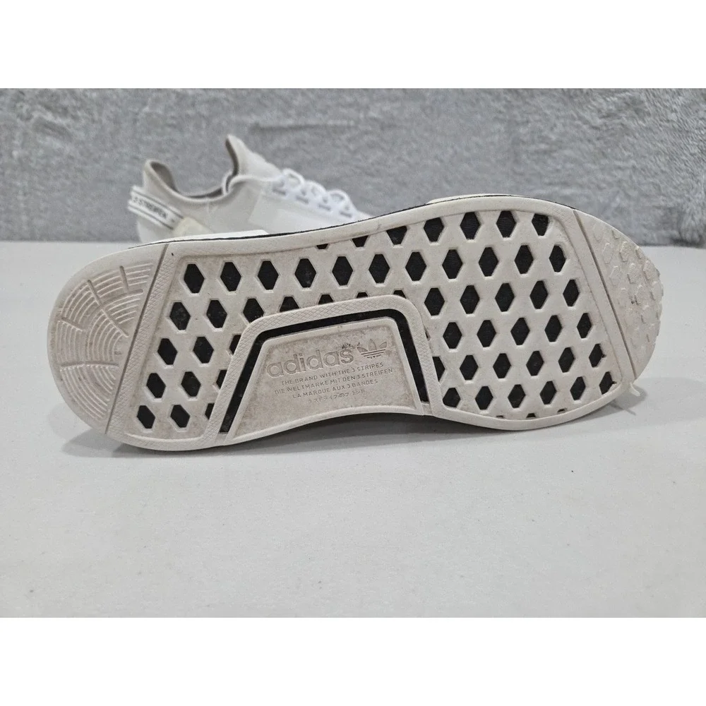 adidas NMD R1 V2 OVERBRANDED 2020 White Black H02537 Men's Sz 9.5